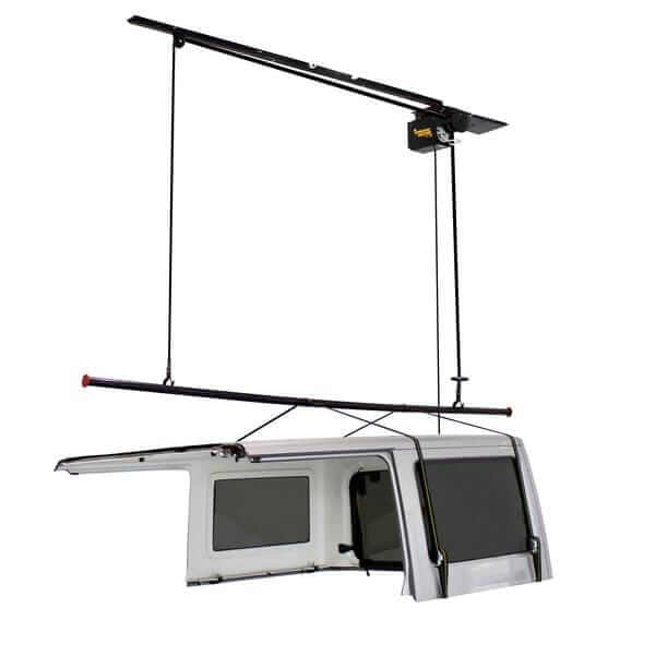 Garage hoist online storage